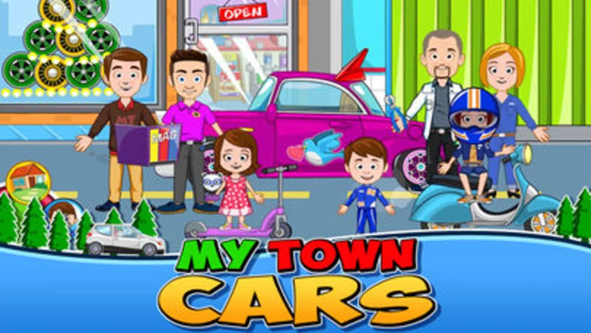 My Town: Car (wash, fix & drive cars) screenshot 3
