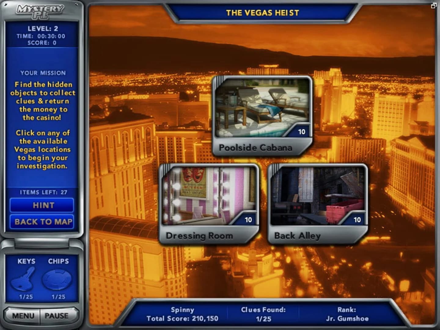 Mystery PI: The Vegas Heist screenshot 1