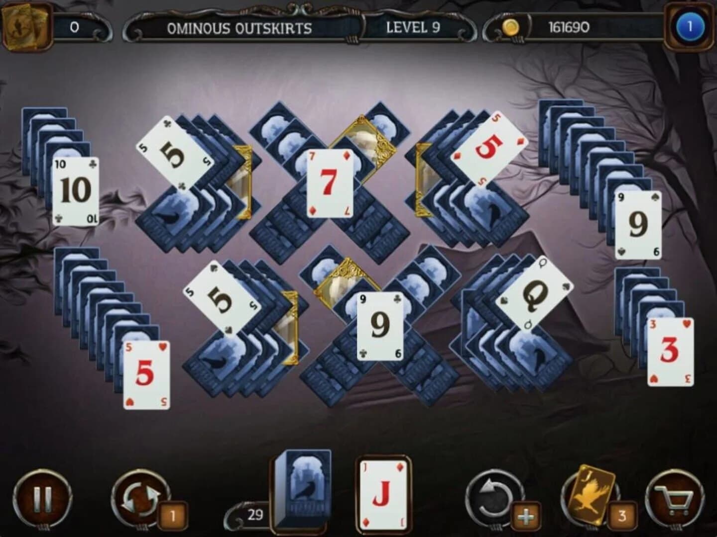 Mystery Solitaire: The Black Raven 2 screenshot 3