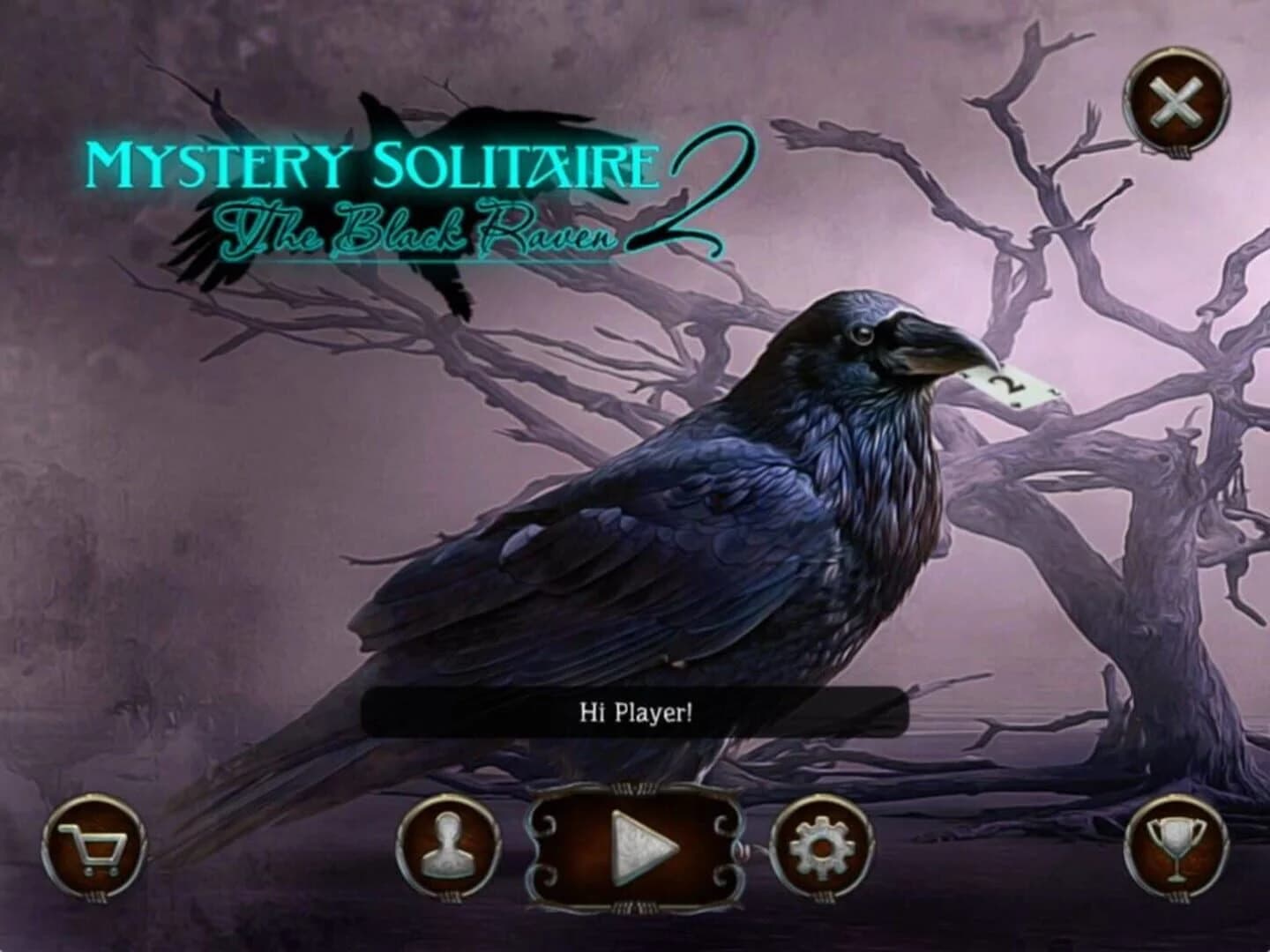 Mystery Solitaire: The Black Raven 2 screenshot 1