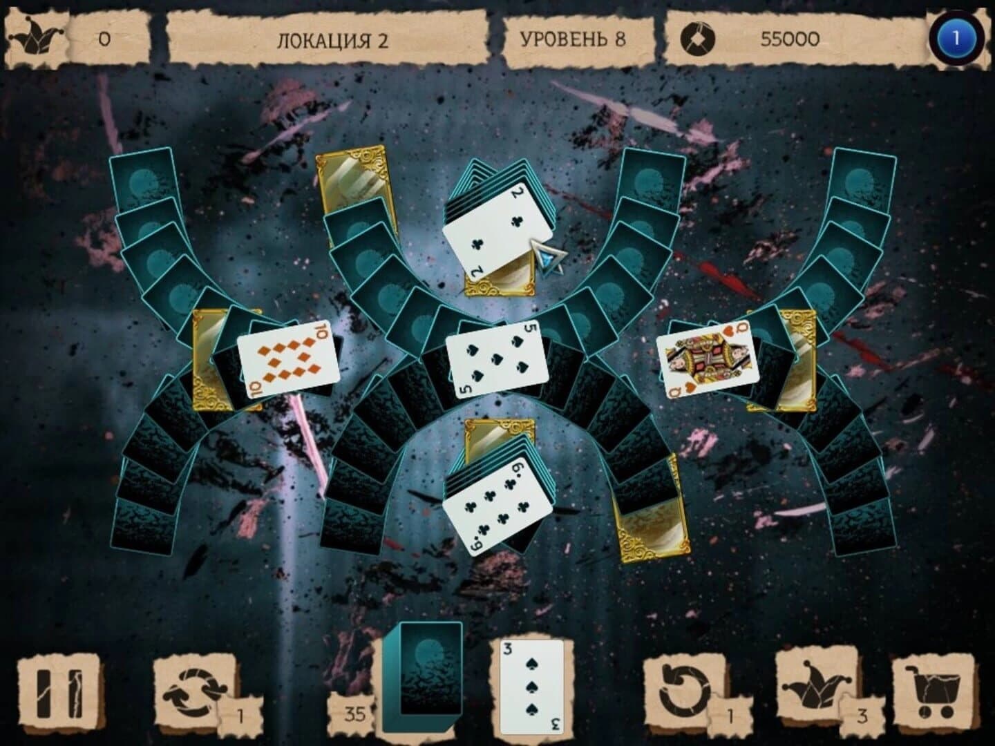 Mystery Solitaire: The Black Raven 3 screenshot 2