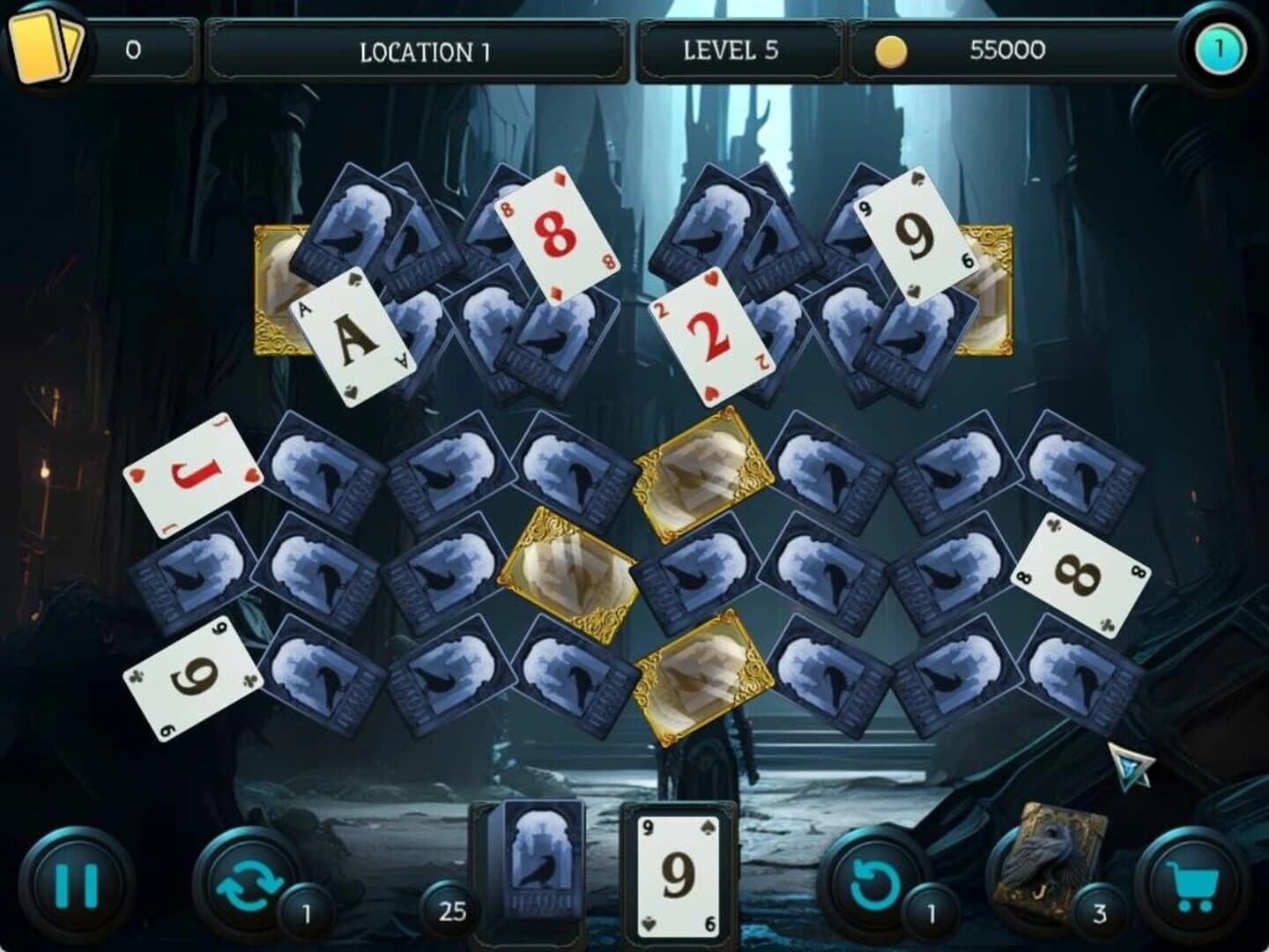 Mystery Solitaire: The Black Raven 4 screenshot 3