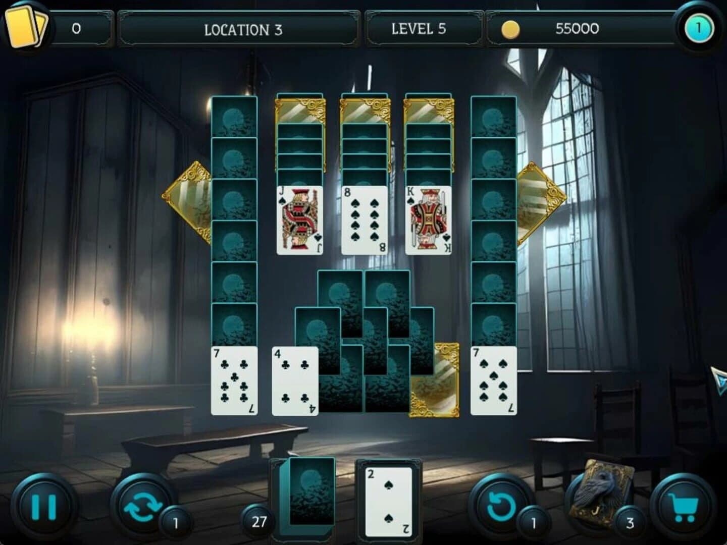 Mystery Solitaire: The Black Raven 6 screenshot 3