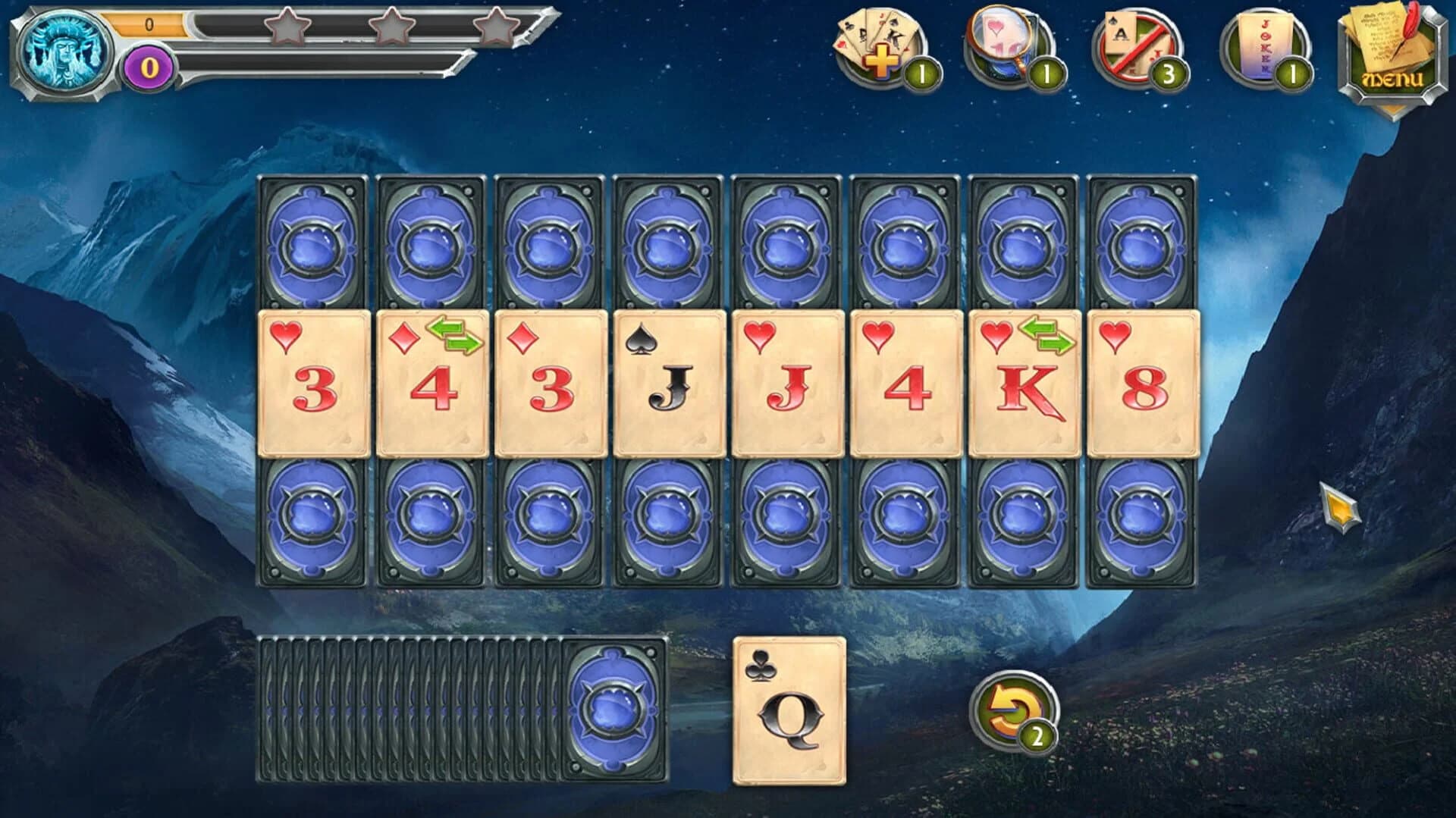 Mystic Journey: Tri Peaks Solitaire screenshot 3