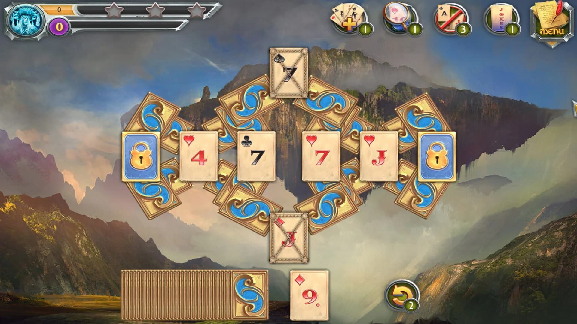 Mystic Journey: Tri Peaks Solitaire screenshot 2