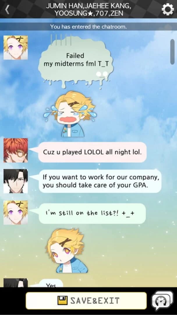 Mystic Messenger screenshot 3