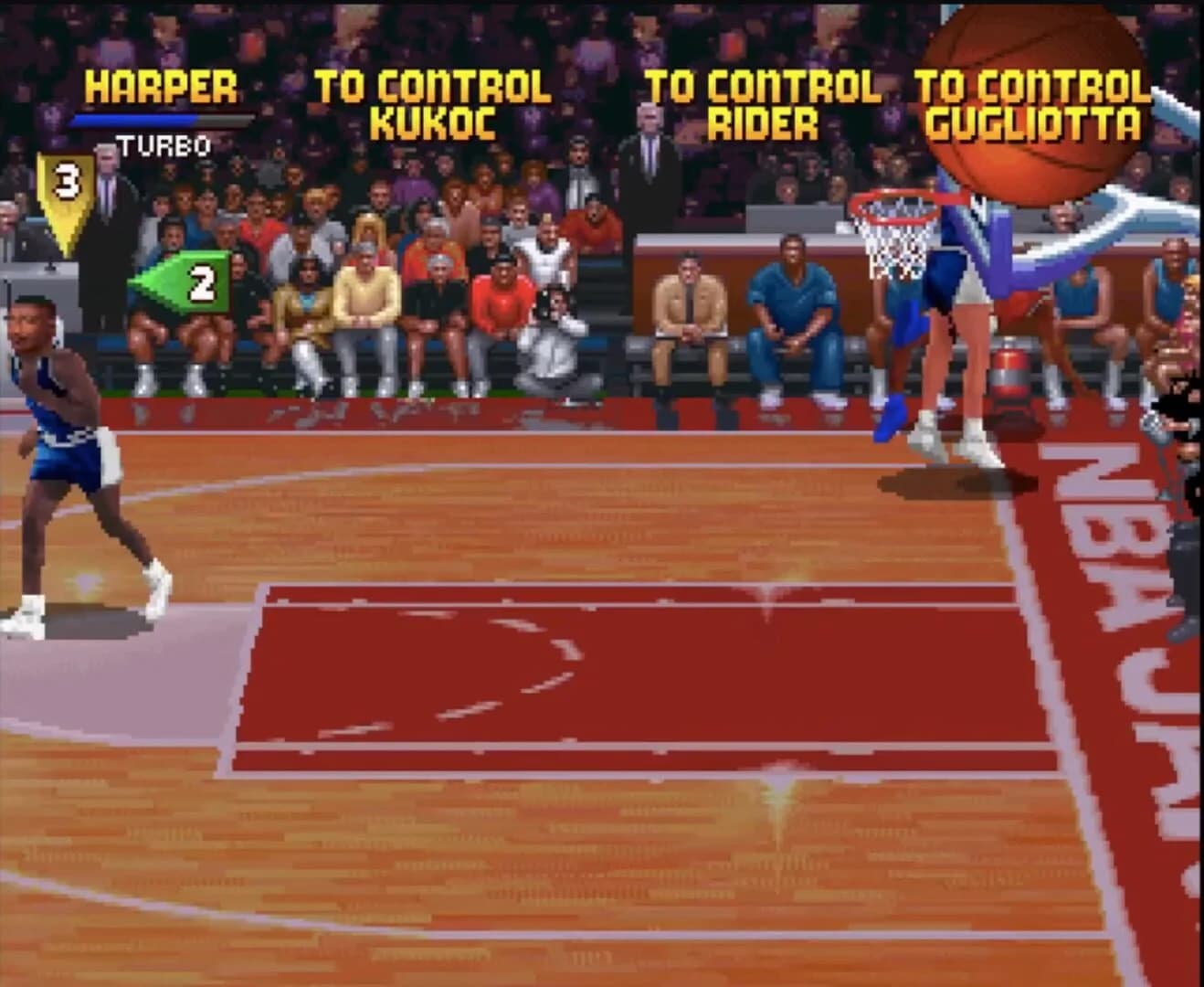 NBA Jam Tournament Edition screenshot 2