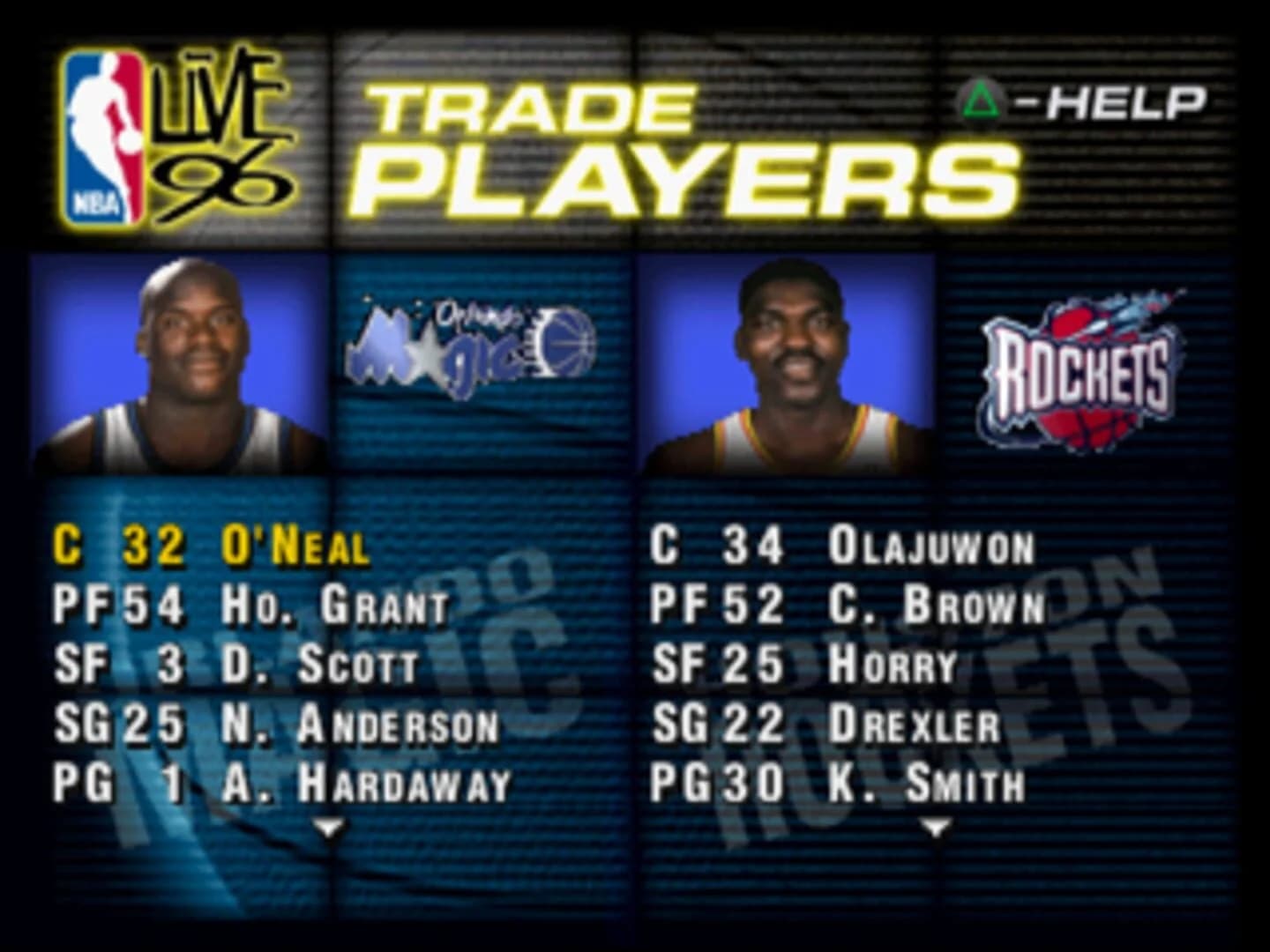 NBA Live 96 screenshot 2