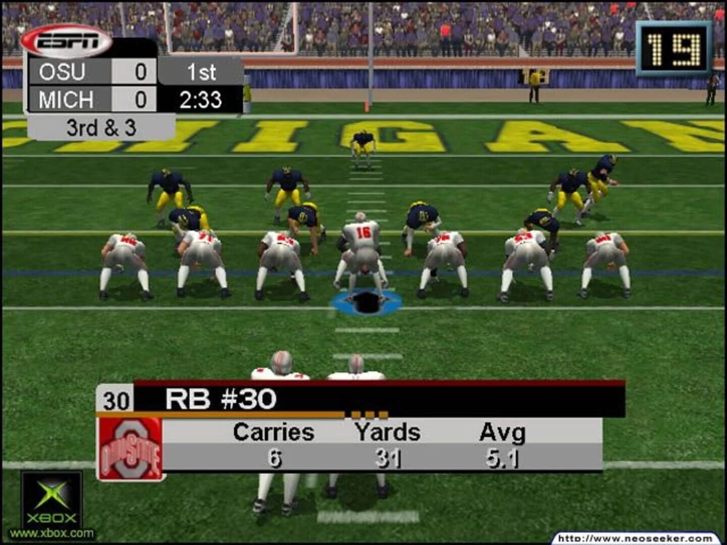 NCAA College Football 2K3 screenshot 4