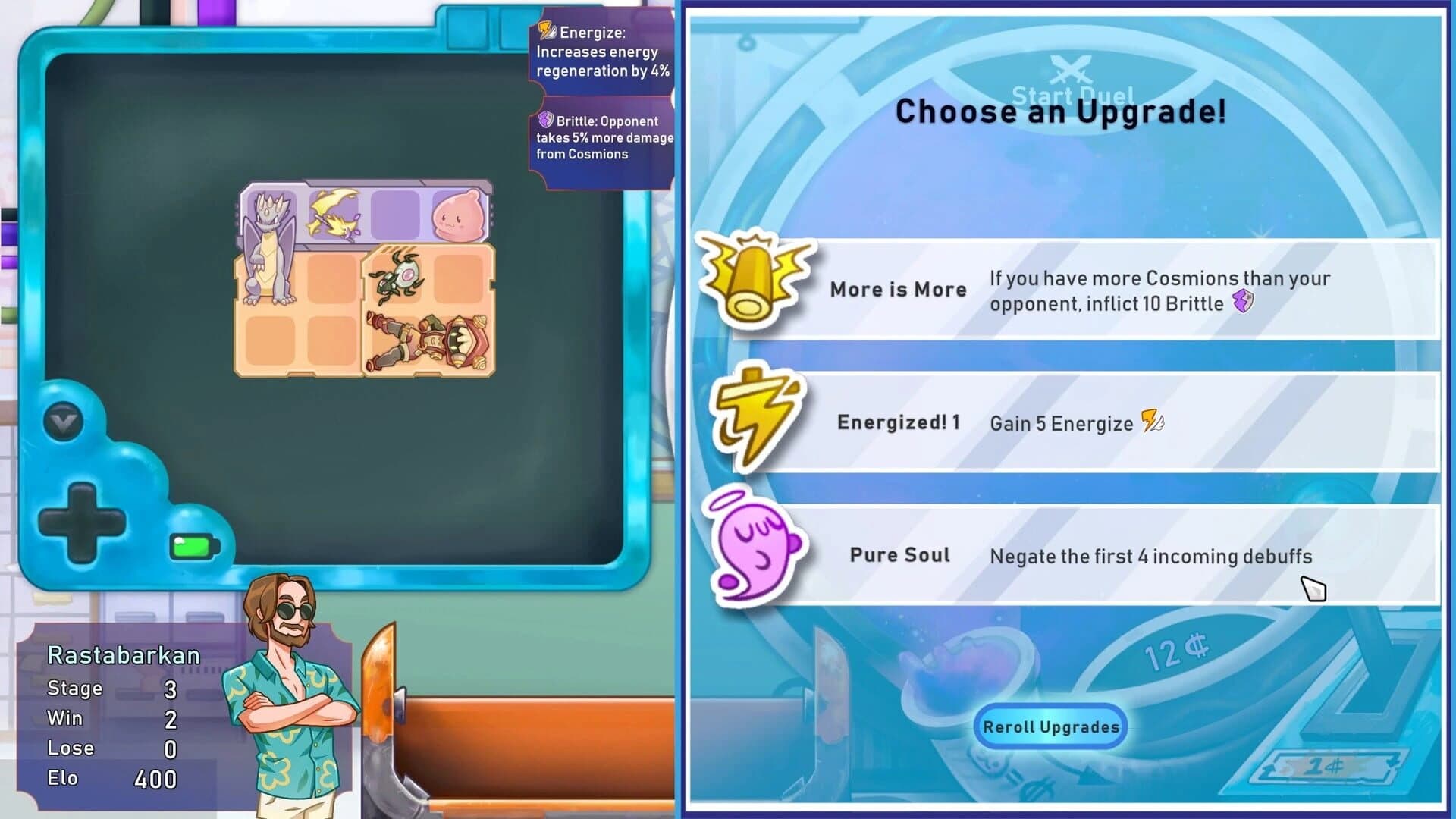 NeoDuel: Backpack Monsters screenshot 1