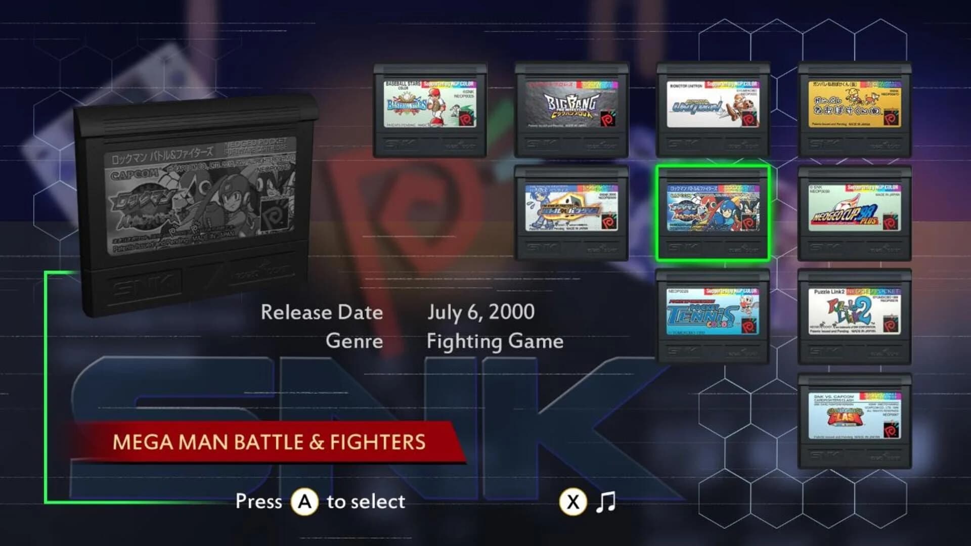 Neogeo Pocket Color Selection Vol.2 screenshot 1