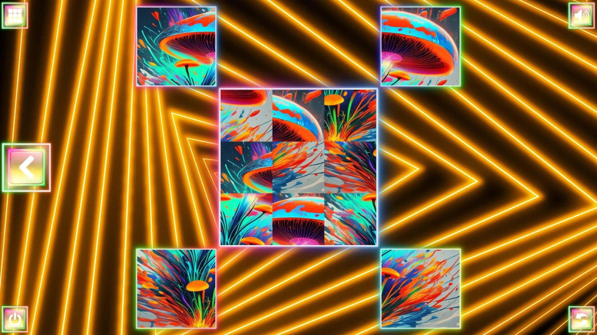 Neon Fantasy: Mushrooms screenshot 2