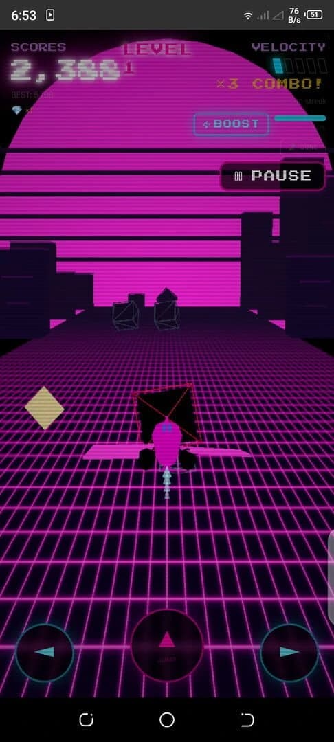 Neon Rush 3D Endless Speed Challenge screenshot 1