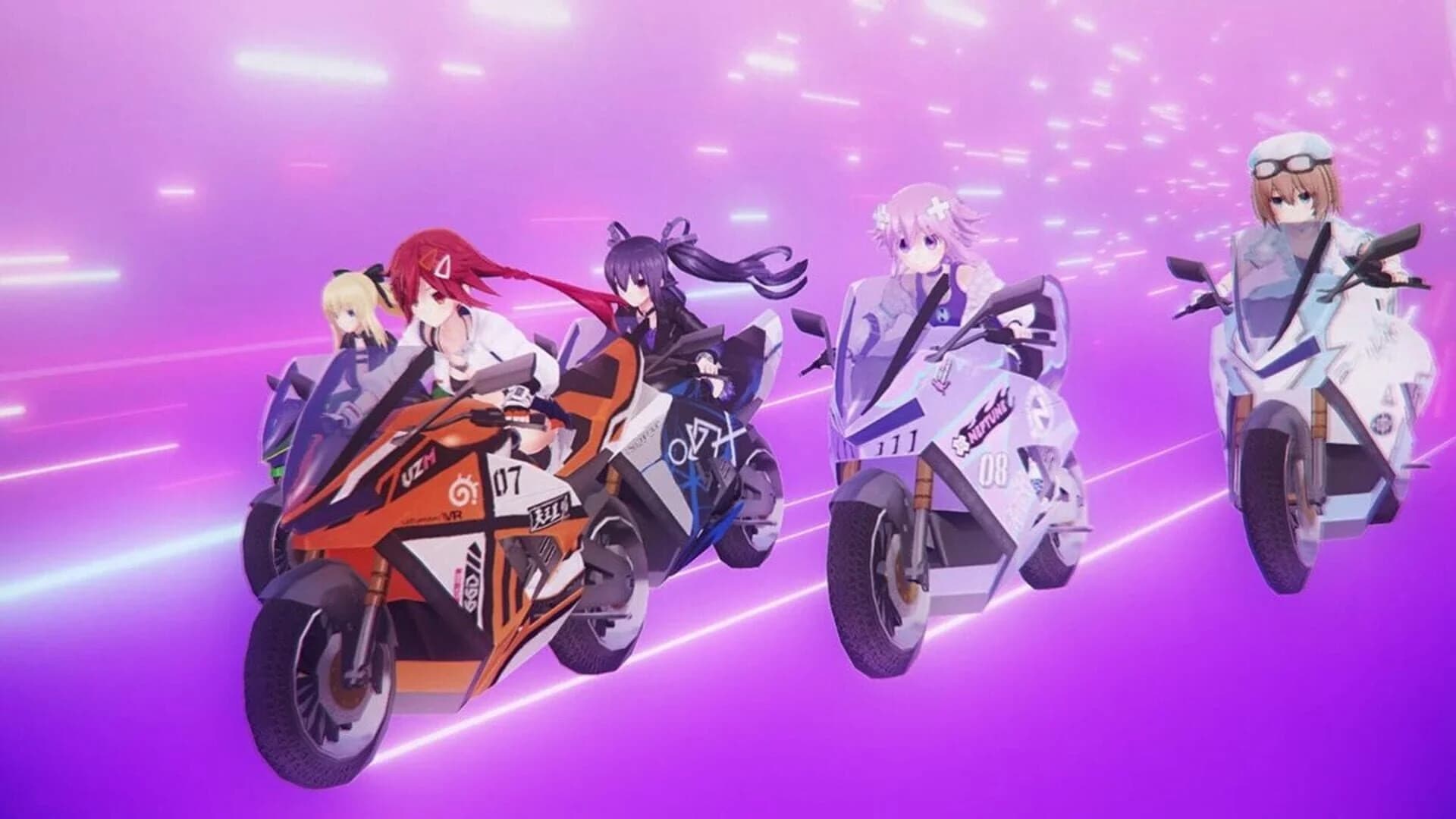 Neptunia Riders vs. Dogoos screenshot 3