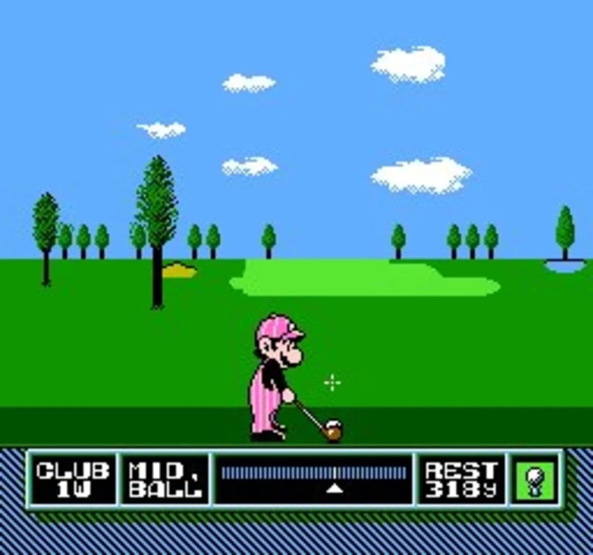 NES Open Tournament Golf screenshot 1