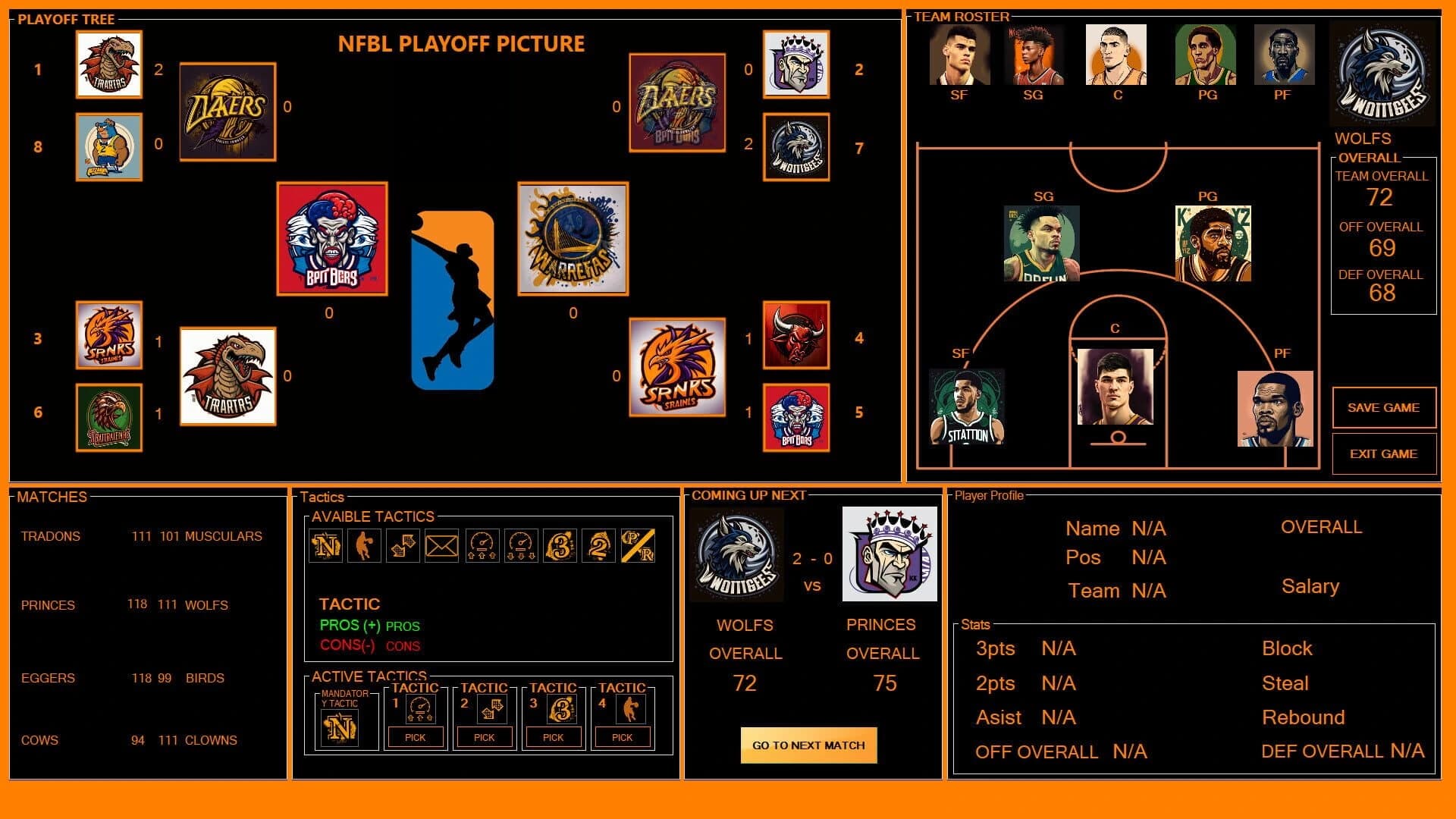 NFBL: National Fantasy Basketball League screenshot 5