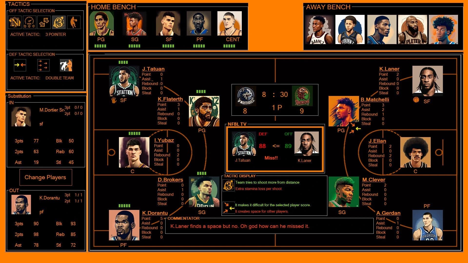 NFBL: National Fantasy Basketball League screenshot 4