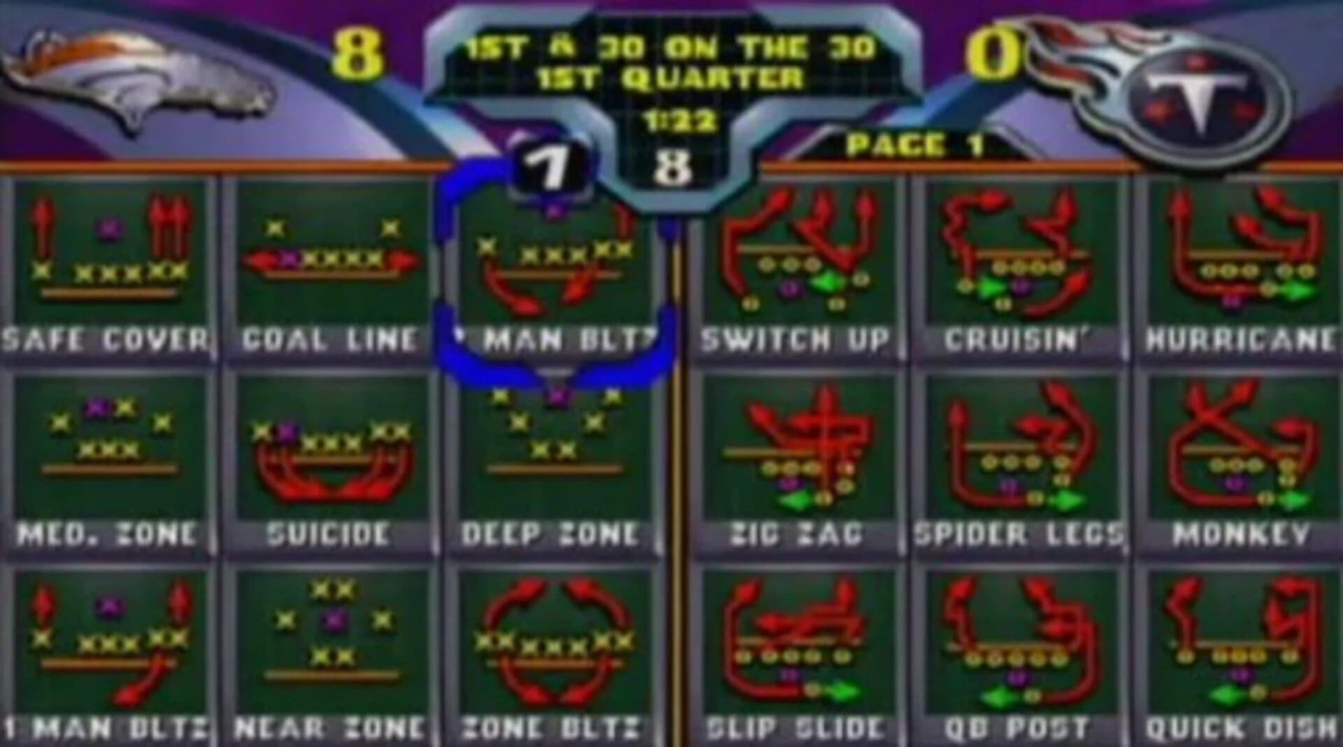 NFL Blitz 2000 screenshot 1