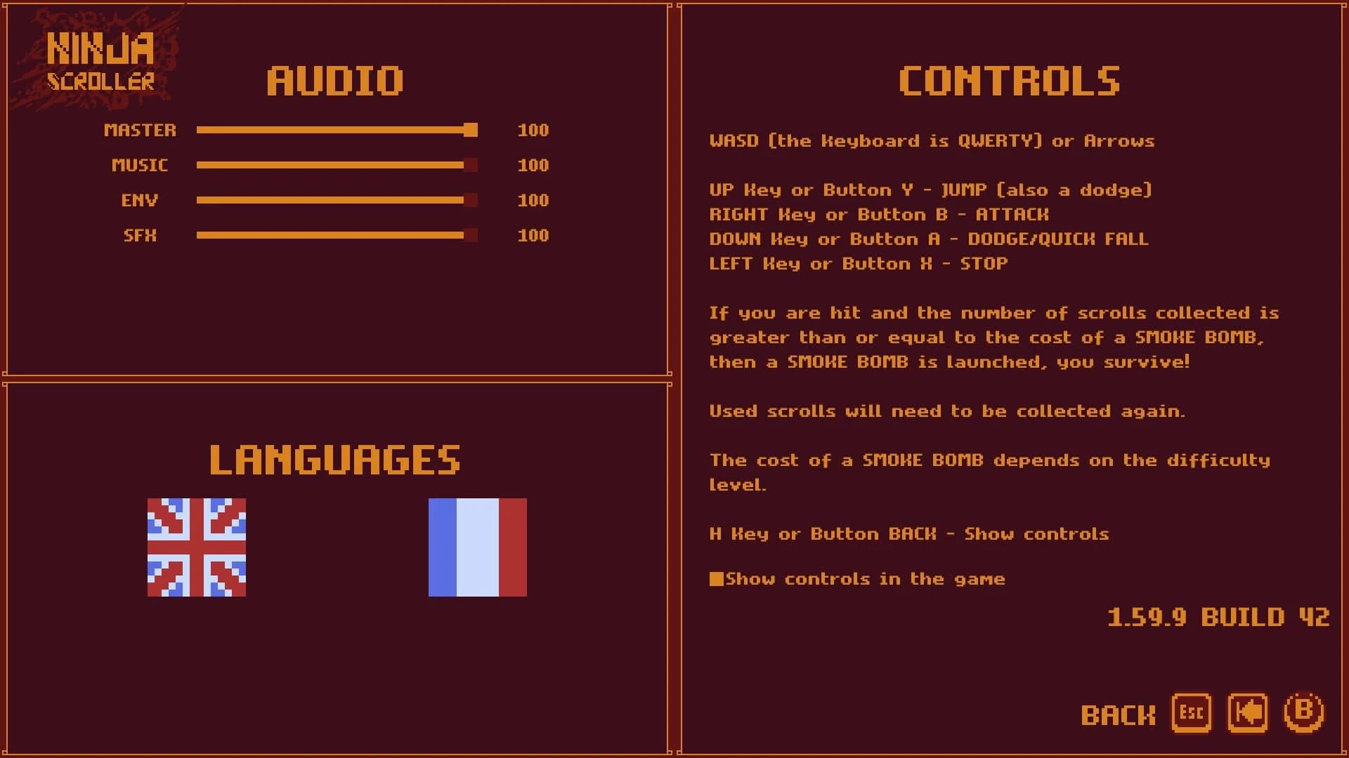 Ninja Scroller screenshot 2