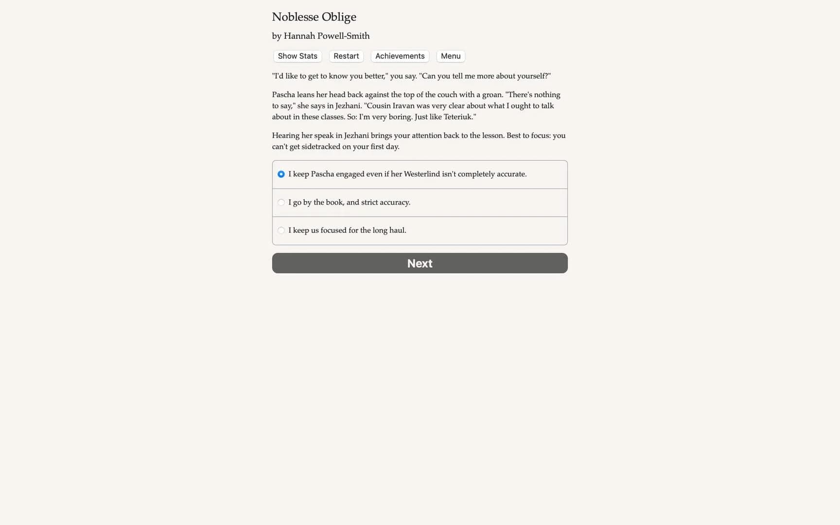 Noblesse Oblige screenshot 3