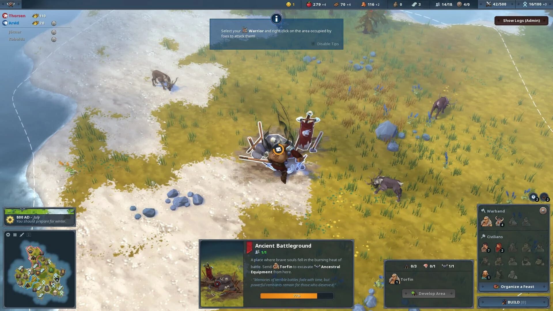 Northgard: Himminbrjotir, Clan of the Ox screenshot 2