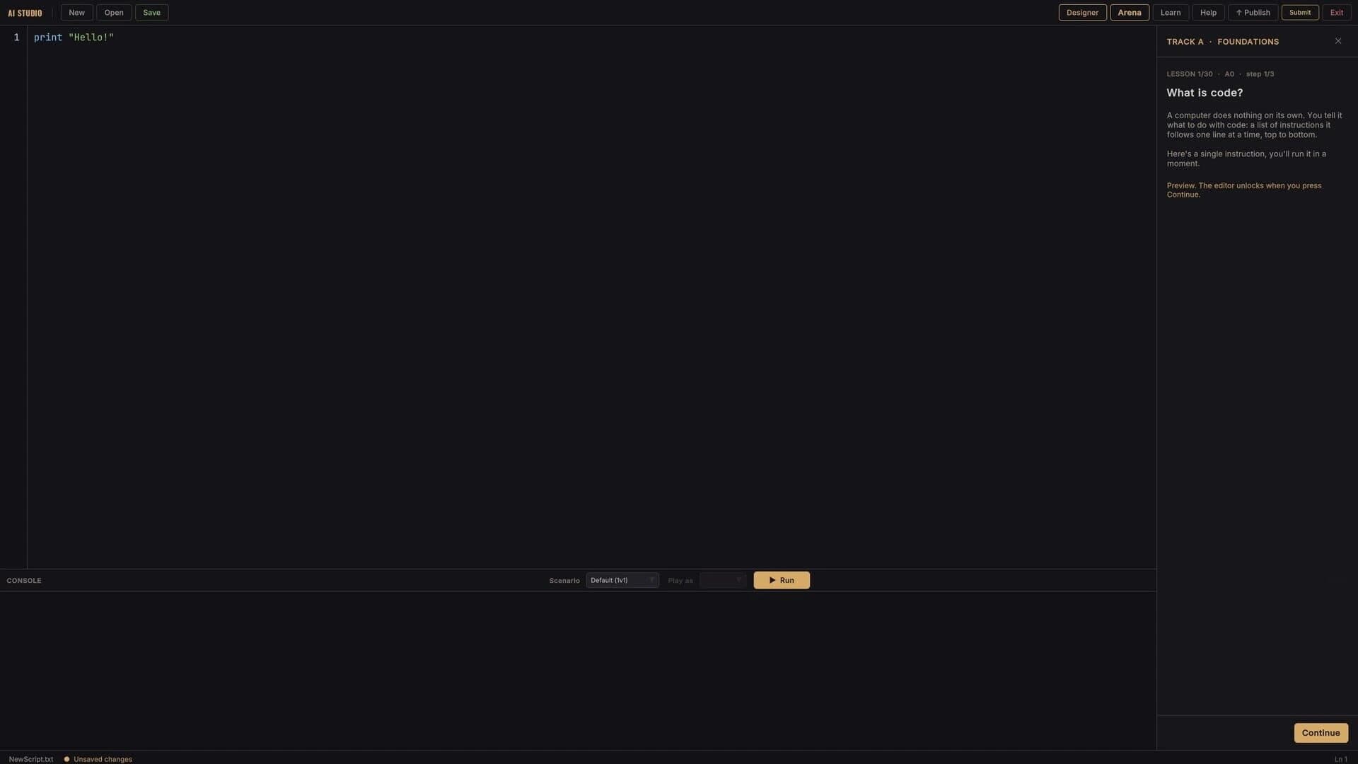 Observe screenshot 2