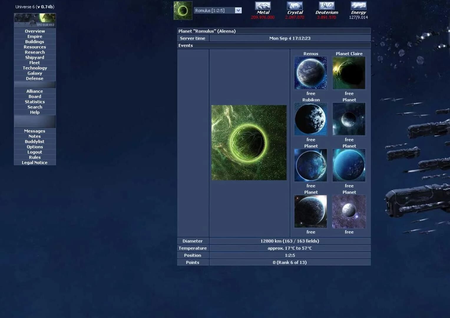 OGame screenshot 4
