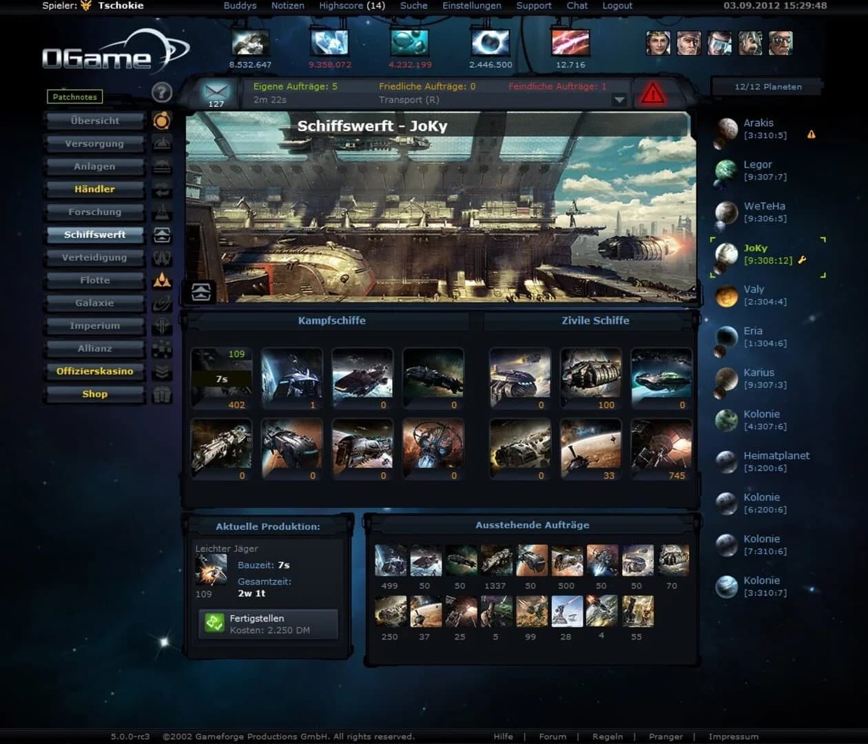 OGame screenshot 2