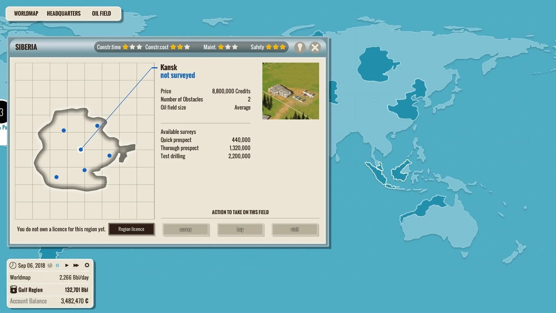 Oil Enterprise screenshot 1