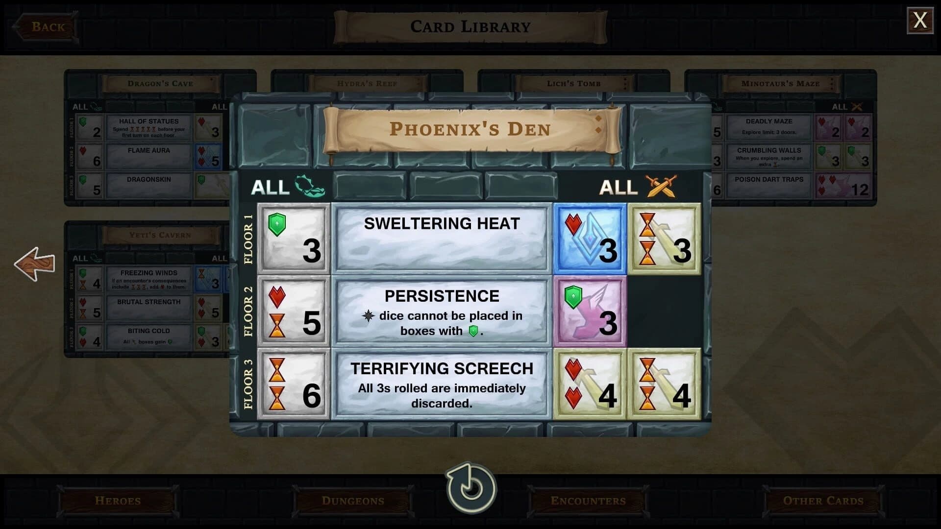 One Deck Dungeon: Phoenix's Den screenshot 2
