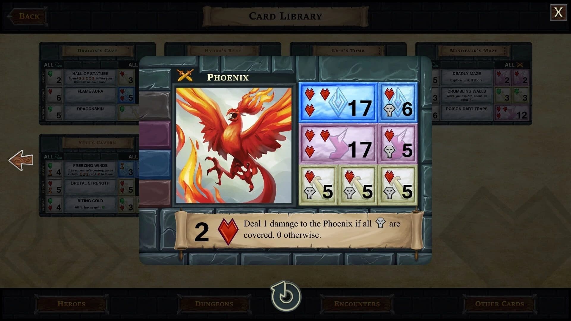 One Deck Dungeon: Phoenix's Den screenshot 3