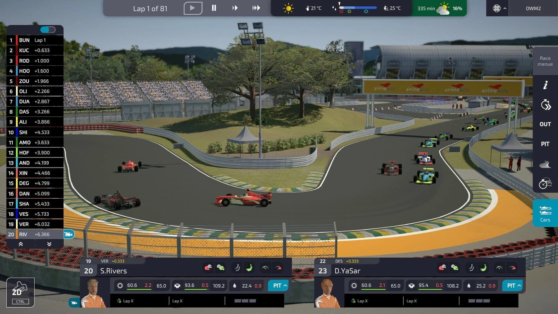 Open Wheel Manager 2 screenshot 1