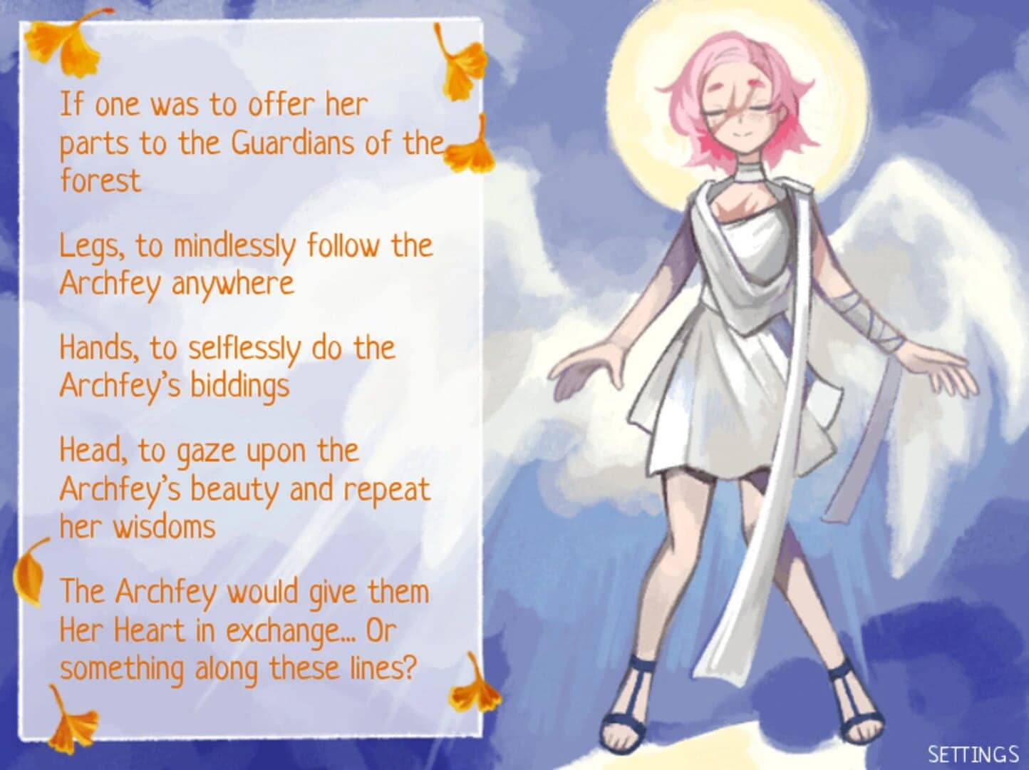 Optimal Conditions for a Sacrifice screenshot 2