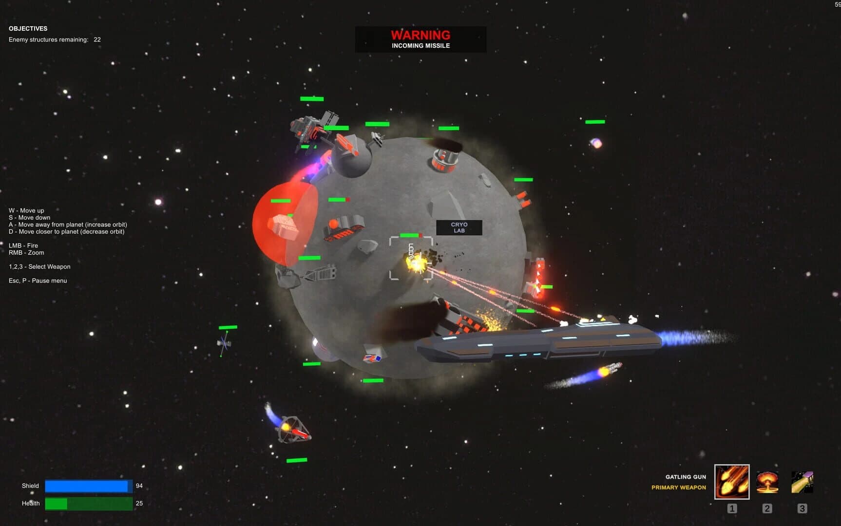 Orbital Bombardment screenshot 5