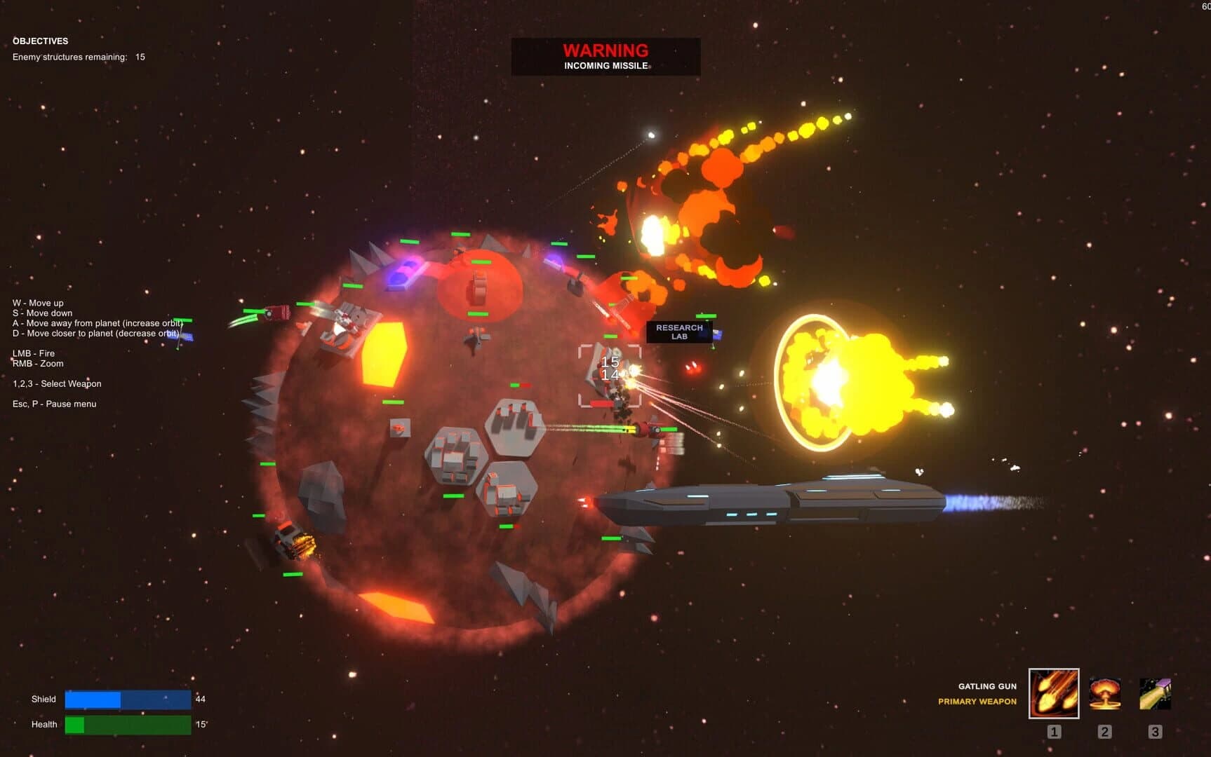 Orbital Bombardment screenshot 1