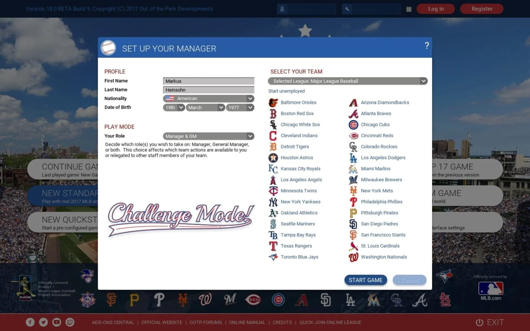 Out of the Park Baseball 18 screenshot 3