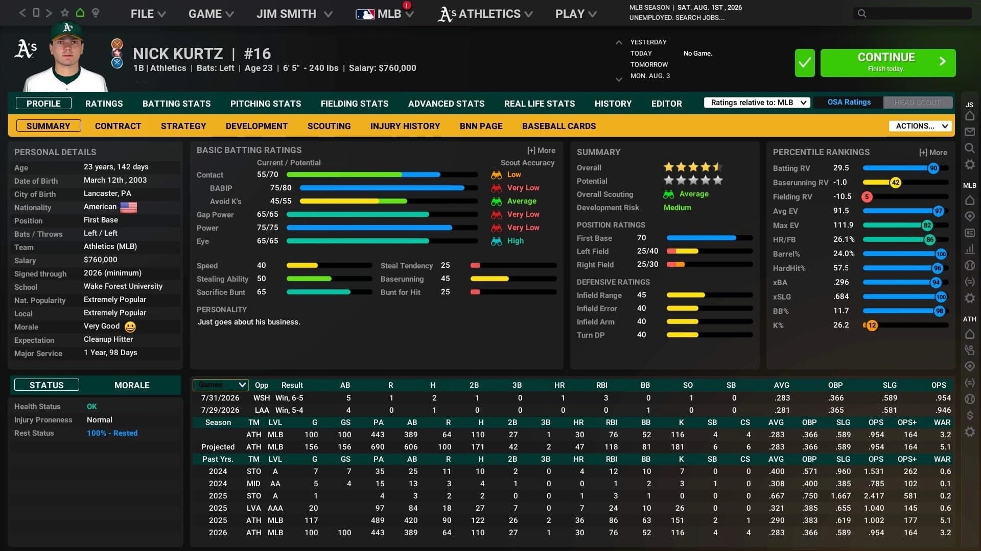 Out of the Park Baseball 27 screenshot 3