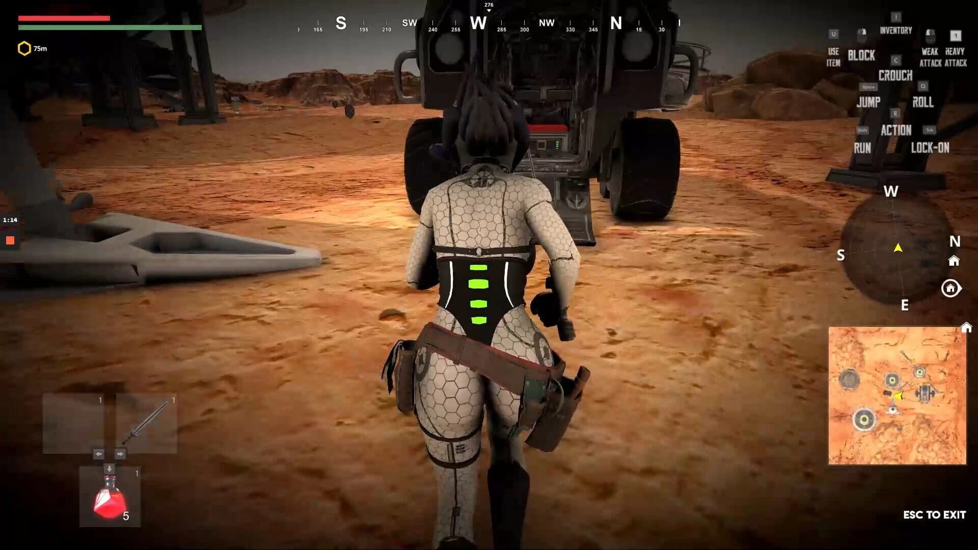 Outcast on Mars screenshot 5