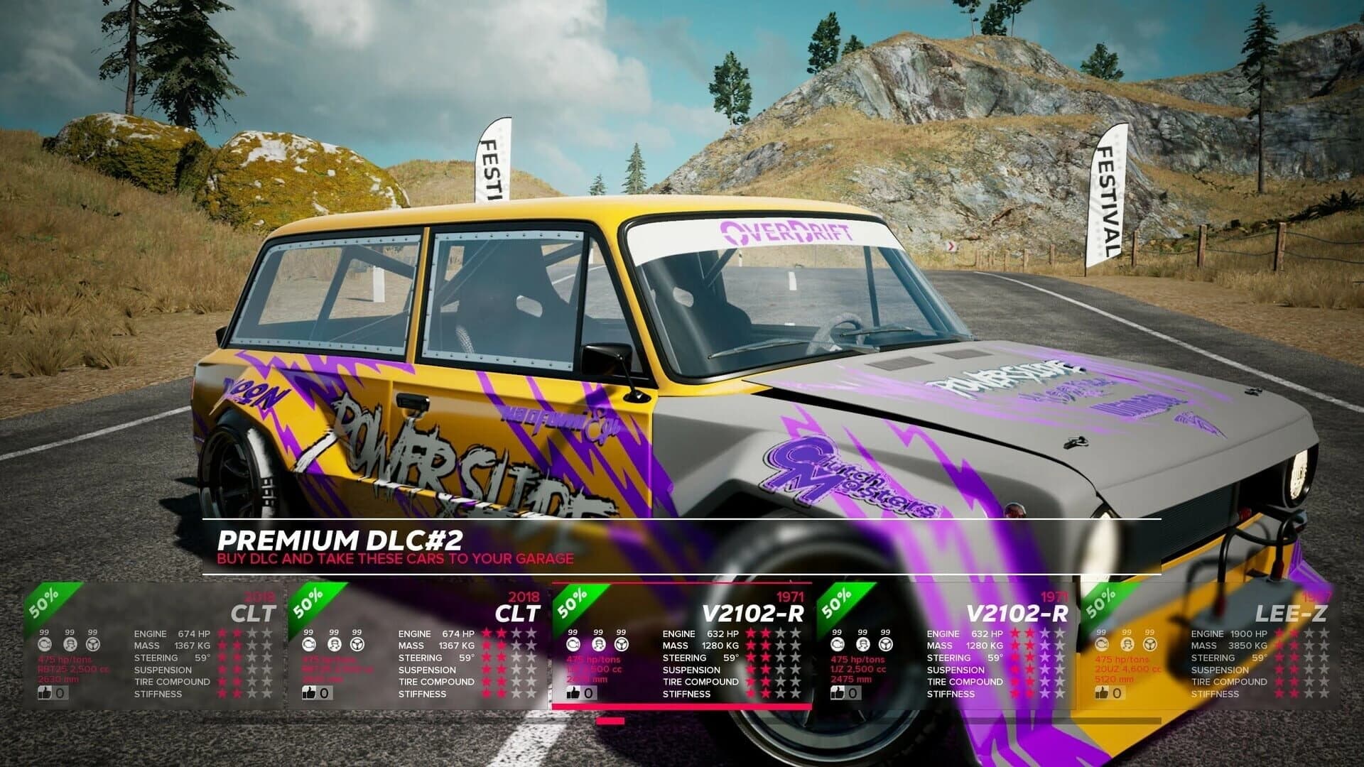 OverDrift Festival: Premium Cars Pack #2 screenshot 1