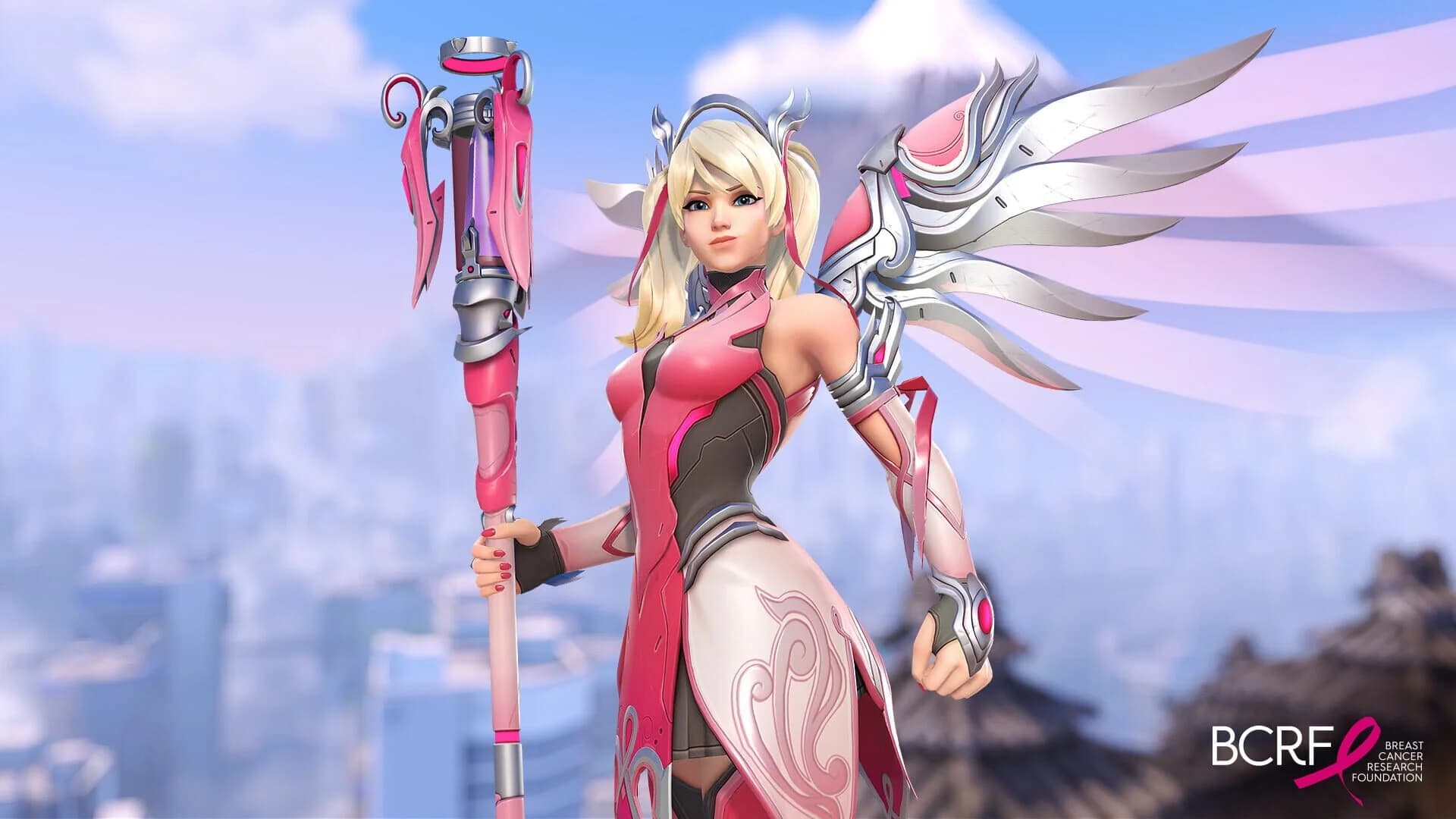 Overwatch 2: Pink Mercy Skin screenshot 1