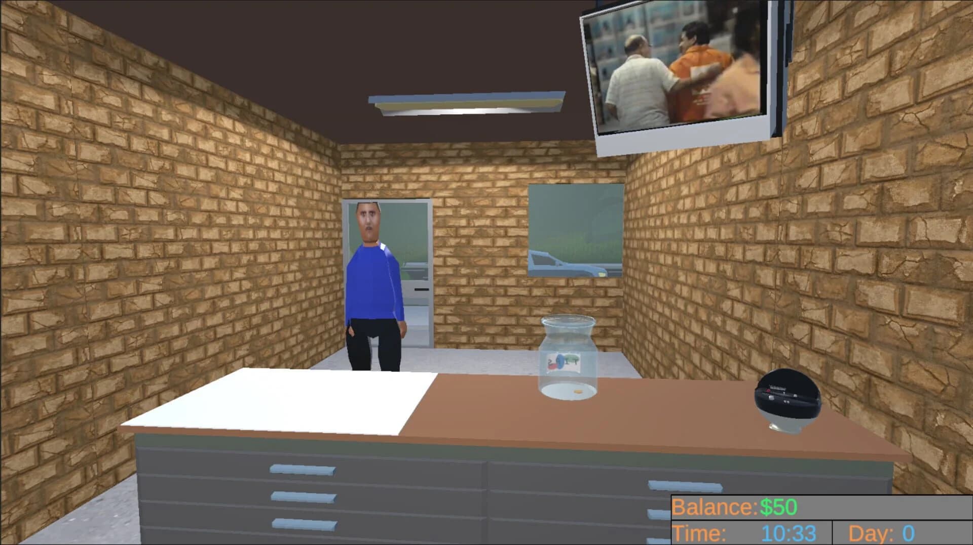 Paint Desk Simulator screenshot 1