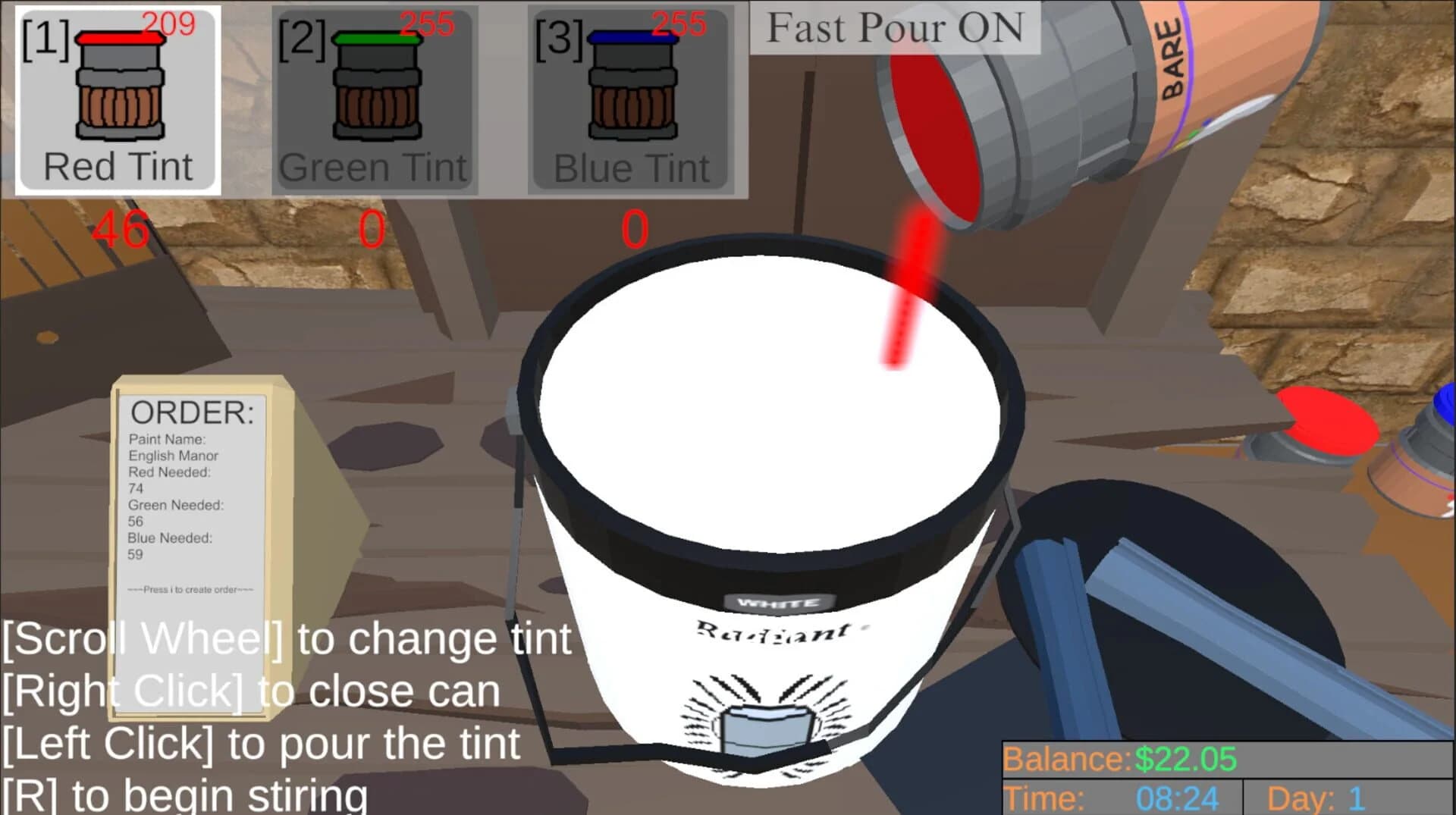 Paint Desk Simulator screenshot 2