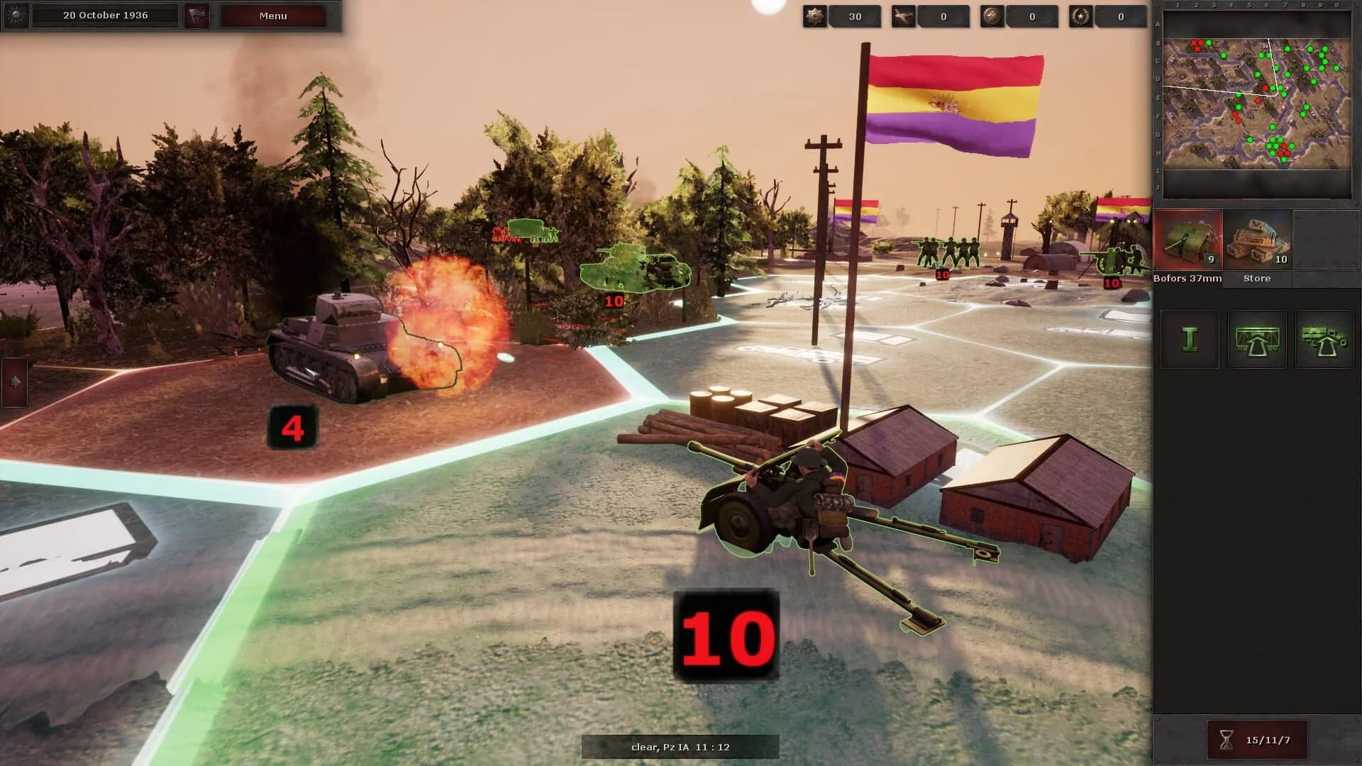 Panzer Strategy screenshot 2