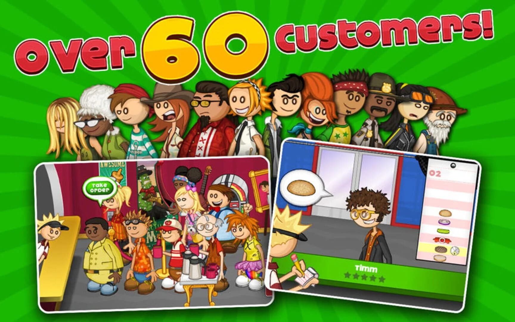 Papa's Burgeria HD screenshot 2