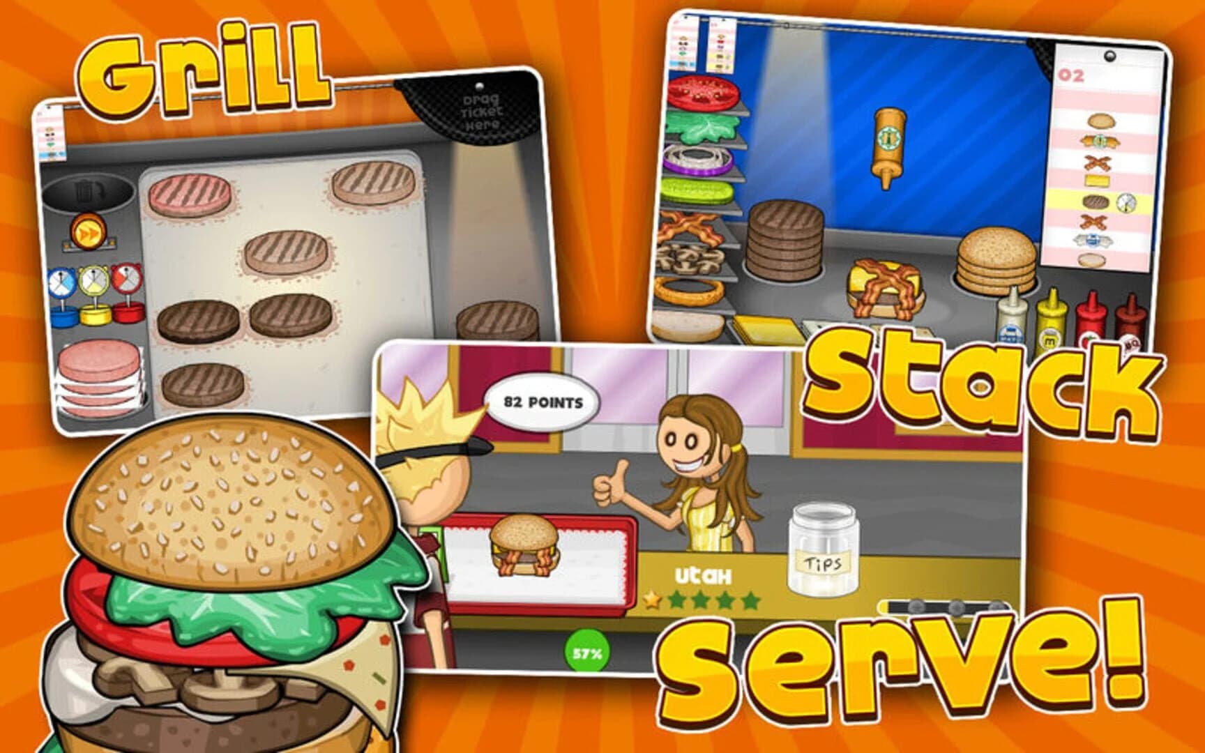 Papa's Burgeria HD screenshot 3