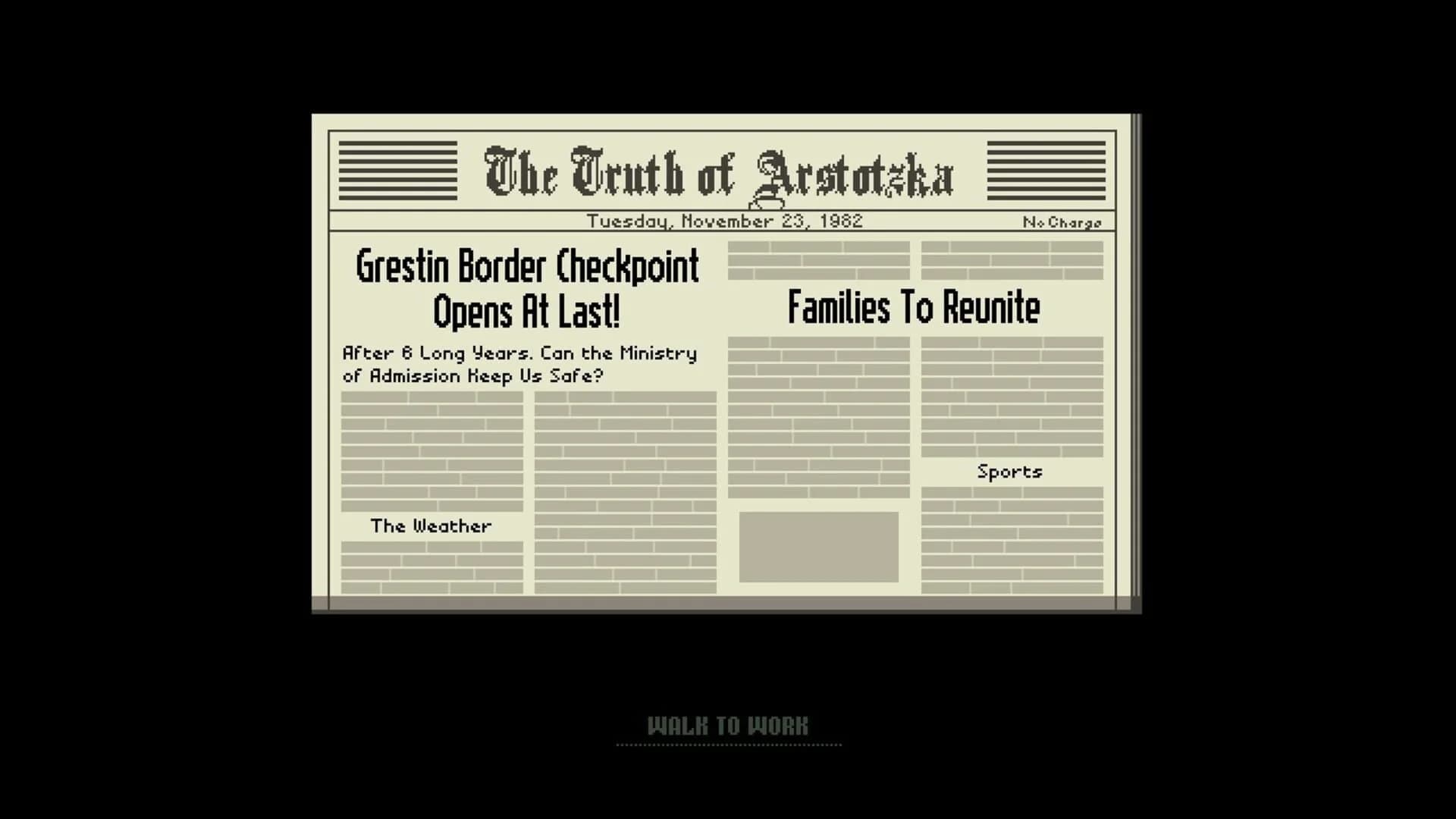 Papers, Please screenshot 1