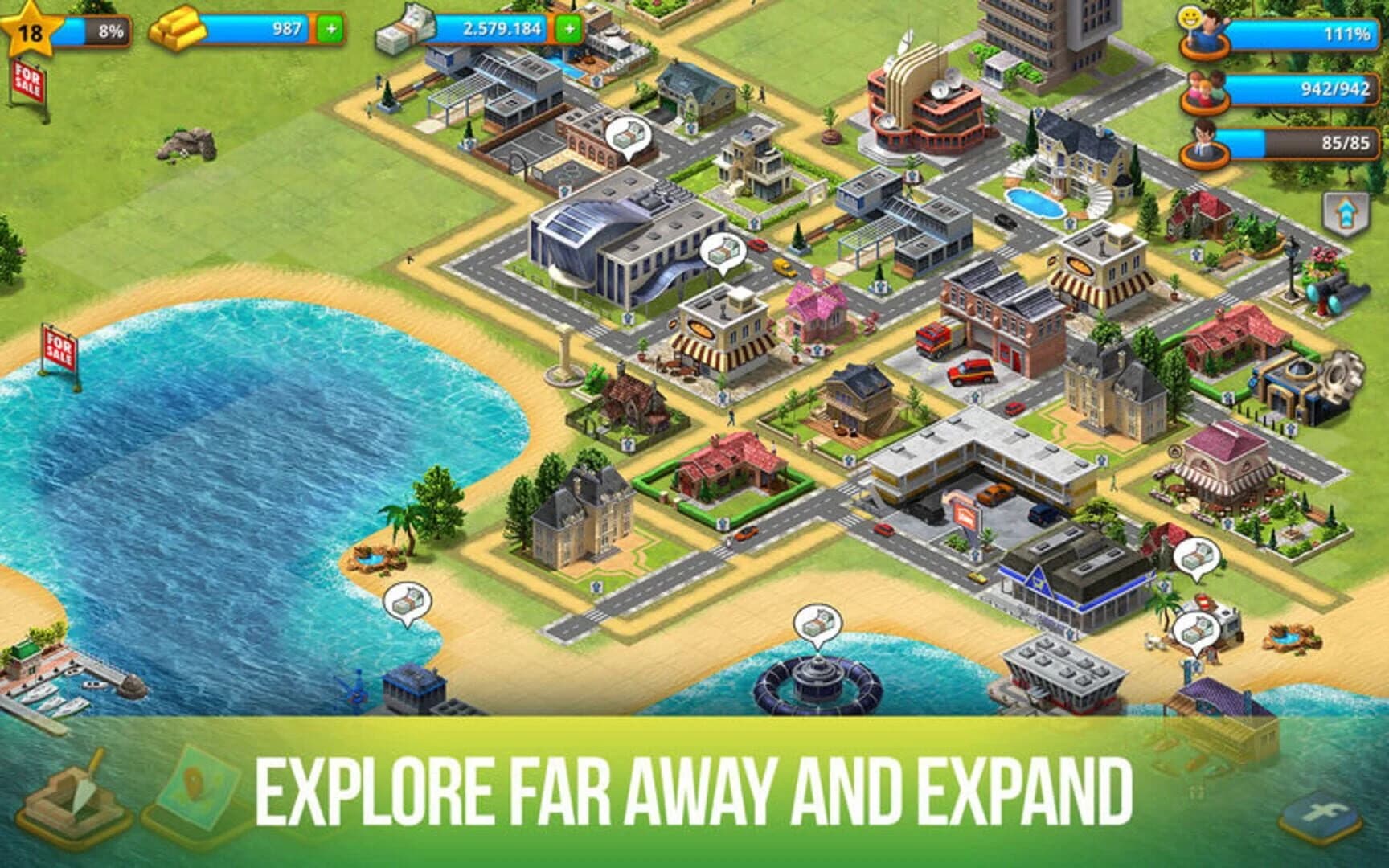 Paradise City Island Sim Town screenshot 4