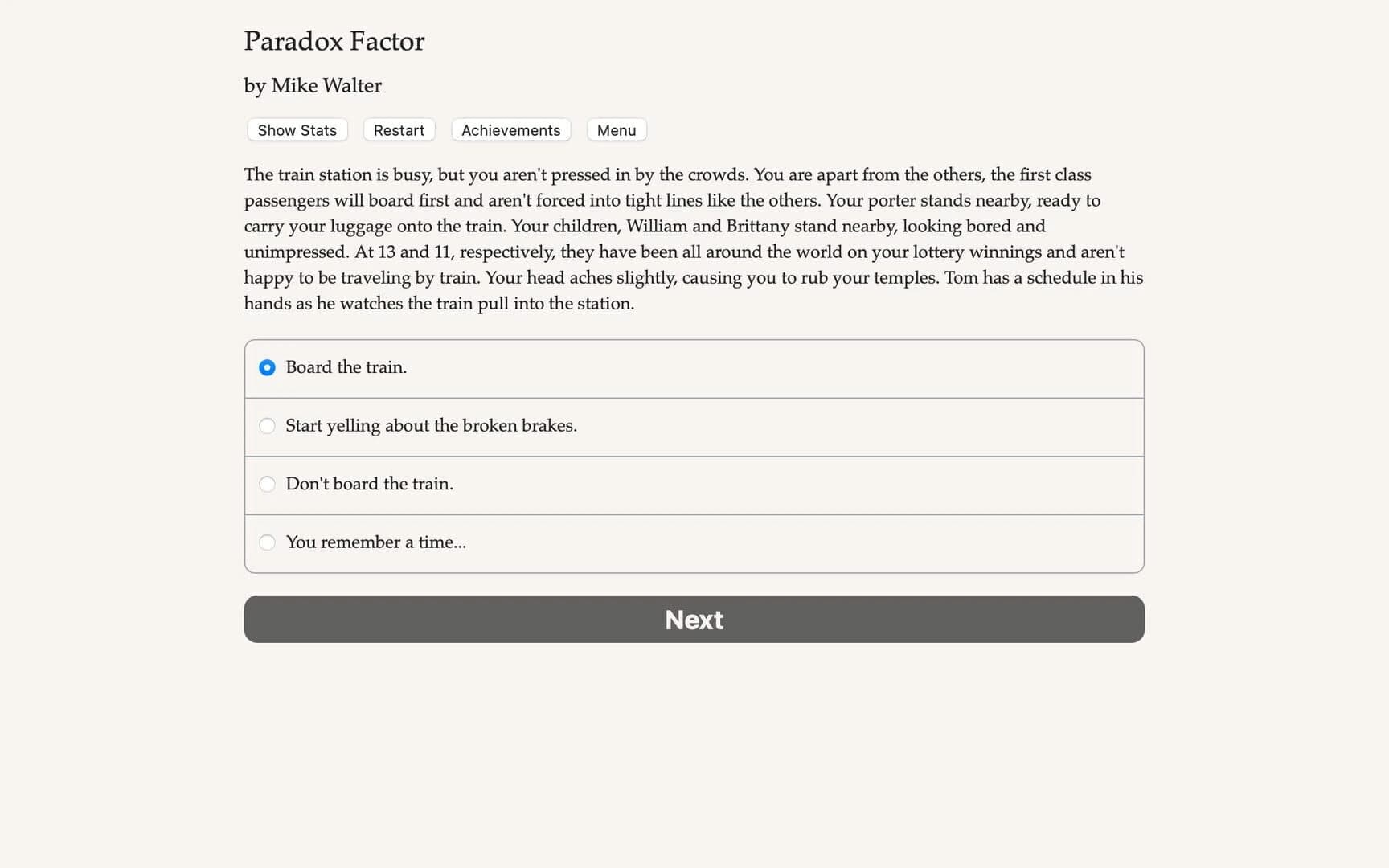Paradox Factor screenshot 1