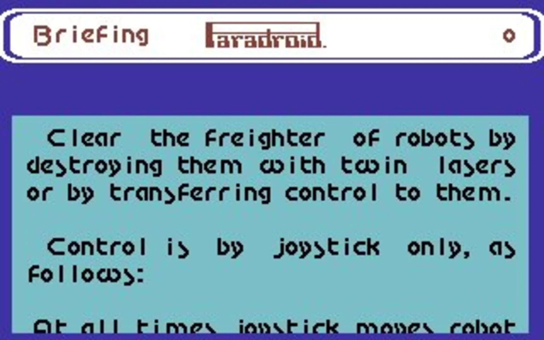 Paradroid screenshot 4