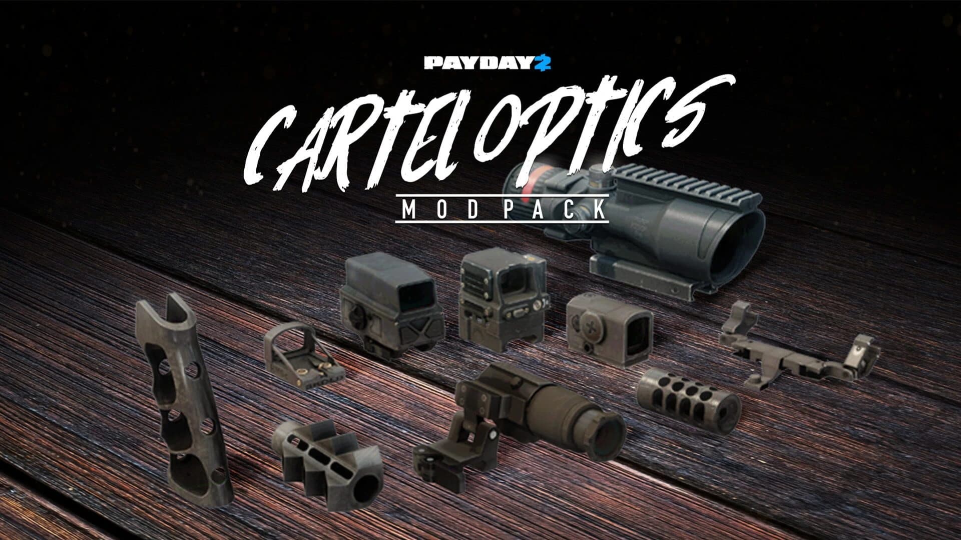 Payday 2: Cartel Optics Mod Pack screenshot 1